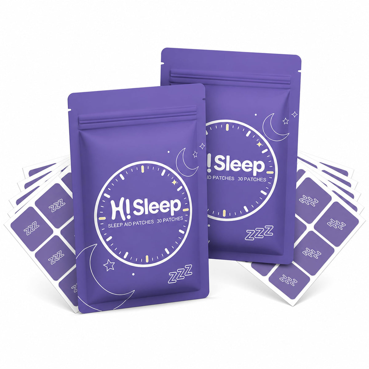 OLNUITEXL Melatonin Sleep Patches packaging front view
