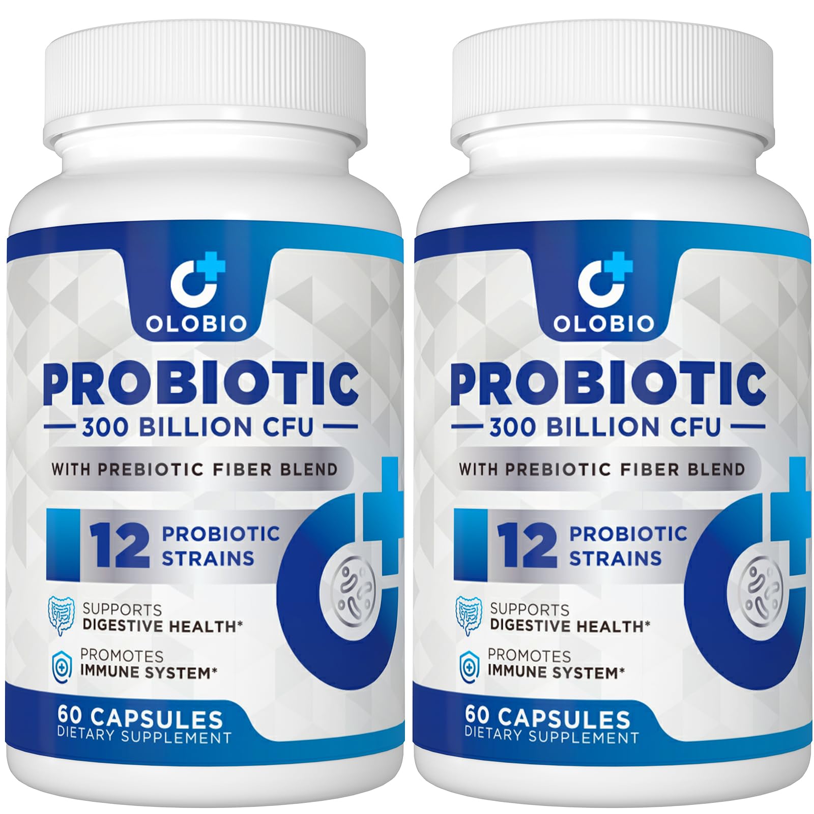 OLOBIO Probiotic Supplement 300 Billion CFUs front view