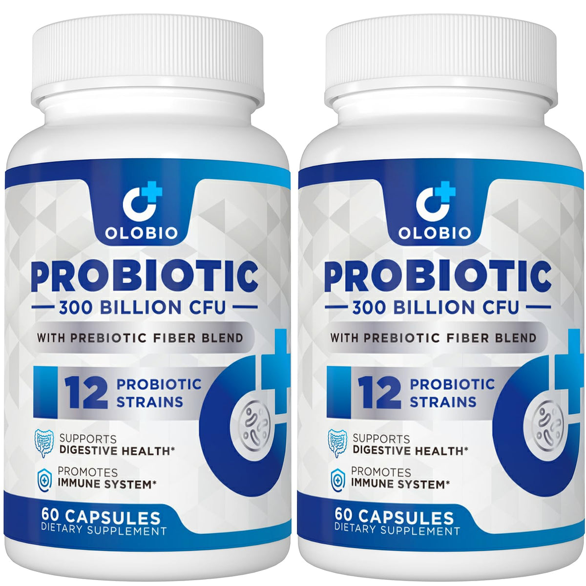 OLOBIO Probiotic Supplement 300 Billion CFUs front view