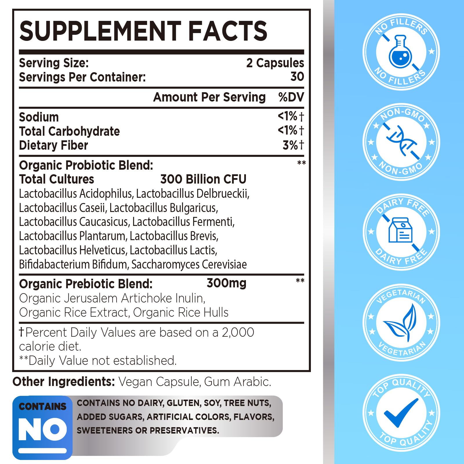 OLOBIO Probiotic Supplement bottle with 60 capsules