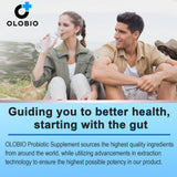 OLOBIO Probiotic Supplement displayed with lifestyle elements