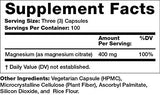 Olympian Labs Magnesium Citrate 300 Capsules side view