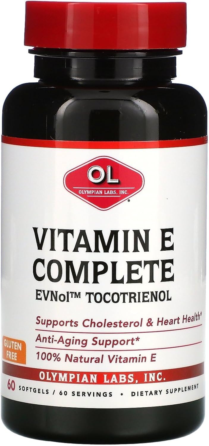 Olympian Labs Vitamin E 60 Softgels front view