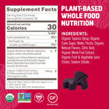 OM MUSHROOM SUPERFOOD Brain Fuel+ Gummies packaging on a wooden table
