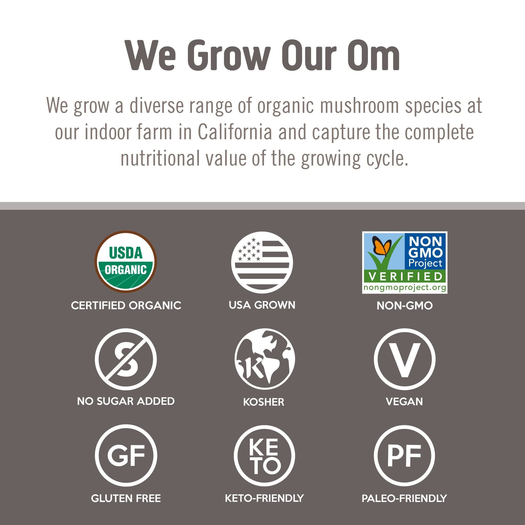 OM MUSHROOM SUPERFOOD Chaga Mushroom Powder serving suggestion