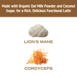 OM MUSHROOM SUPERFOOD Coffee Latte Blend with coffee beans