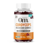 OM MUSHROOM SUPERFOOD Cordyceps Gummies front view with packaging