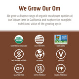 OM MUSHROOM SUPERFOOD Cordyceps Mushroom Powder in a bowl