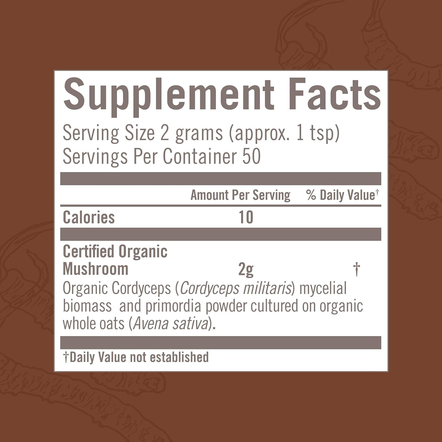 OM MUSHROOM SUPERFOOD Cordyceps Mushroom Powder mixed in coffee