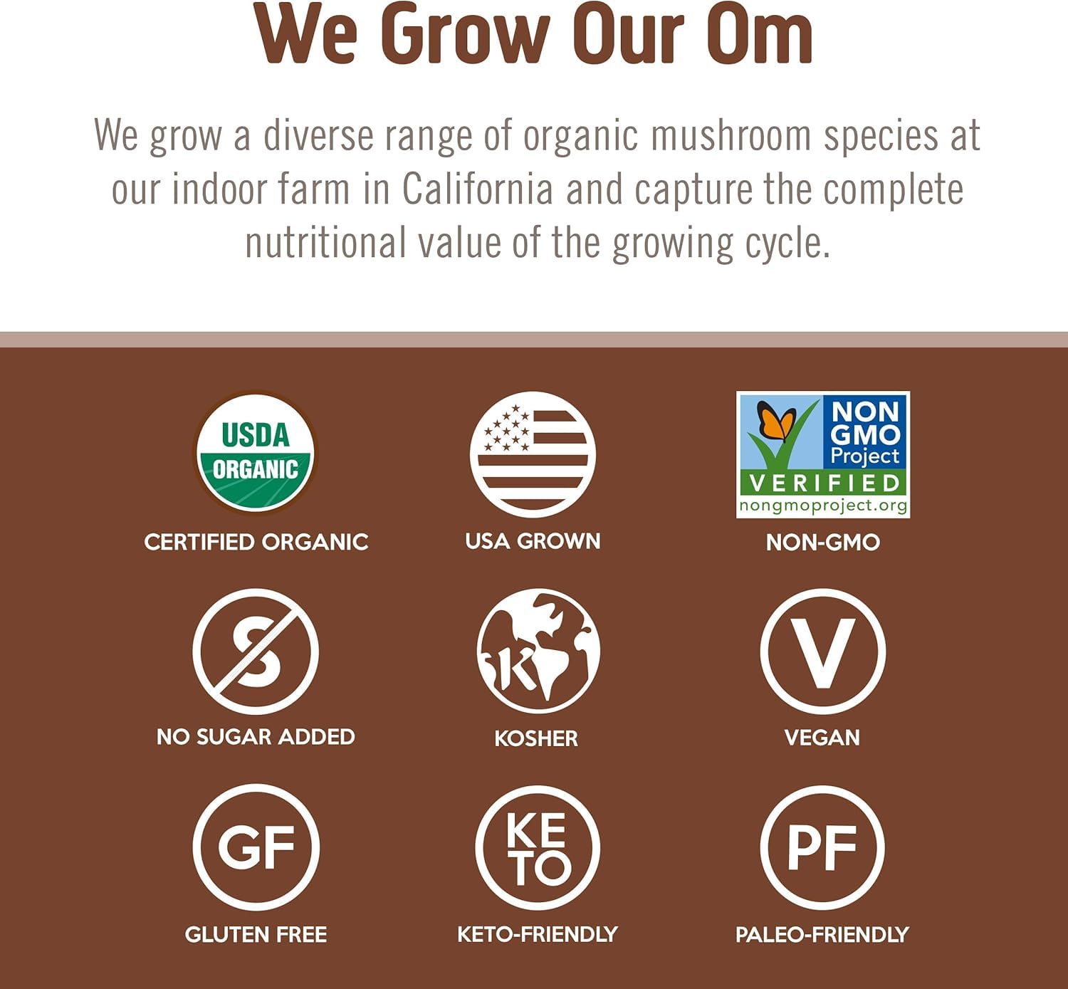 OM MUSHROOM SUPERFOOD Cordyceps Mushroom Powder nutrition facts