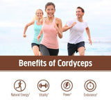 OM MUSHROOM SUPERFOOD Cordyceps Mushroom Powder scoop