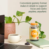 OM MUSHROOM SUPERFOOD Lion's Mane Gummies in a bowl