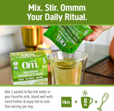 OM MUSHROOM SUPERFOOD Matcha Latte Blend ingredients close-up
