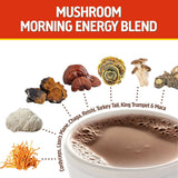 OM MUSHROOM SUPERFOOD Mushroom Blend 2000mg in a bowl with chai spices