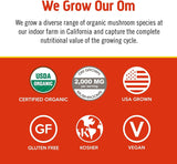 OM MUSHROOM SUPERFOOD Mushroom Blend 2000mg nutritional information