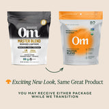 OM MUSHROOM SUPERFOOD Organic Mushroom Powder in a bowl