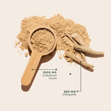 OM MUSHROOM SUPERFOOD Organic Mushroom Powder mixed in a smoothie