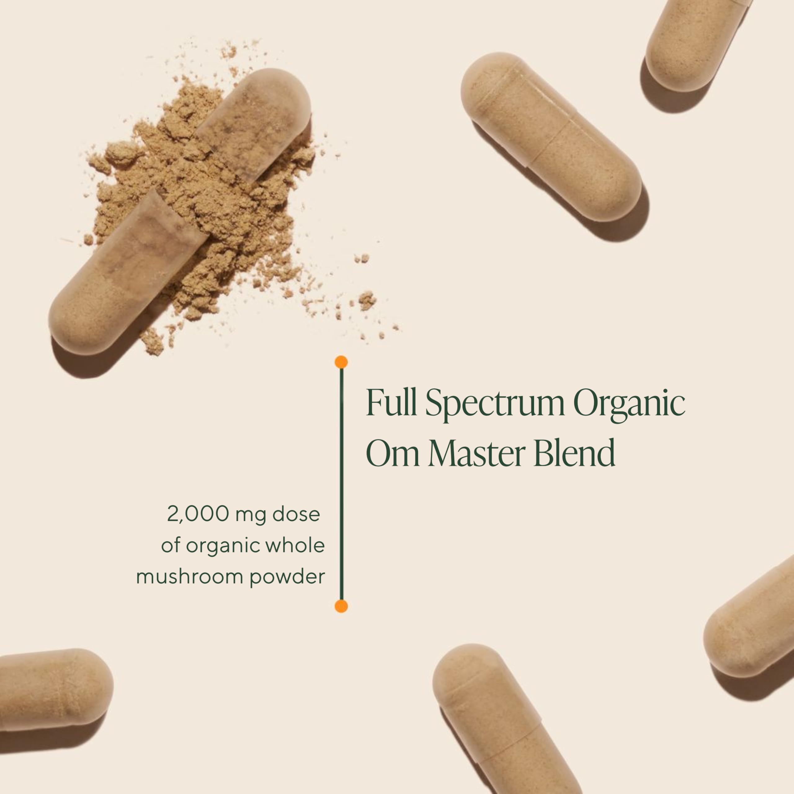 OM MUSHROOM SUPERFOOD Organic Mushroom Supplement packaging