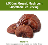 OM MUSHROOM SUPERFOOD Reishi Organic Mushroom Powder ingredients list