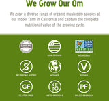 OM MUSHROOM SUPERFOOD Reishi Organic Mushroom Powder with other mushroom supplements
