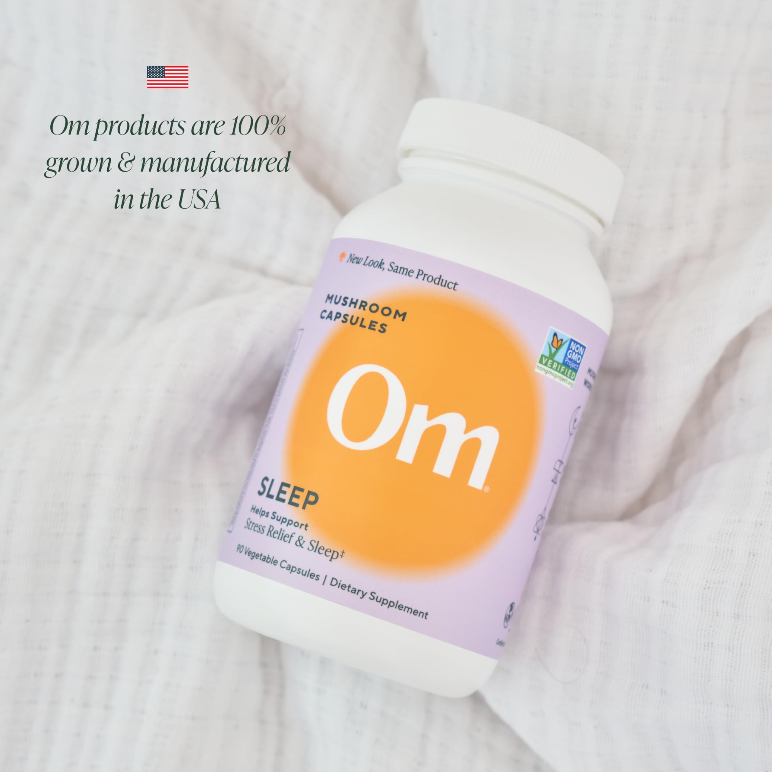 OM MUSHROOM SUPERFOOD Sleep Capsules with natural ingredients