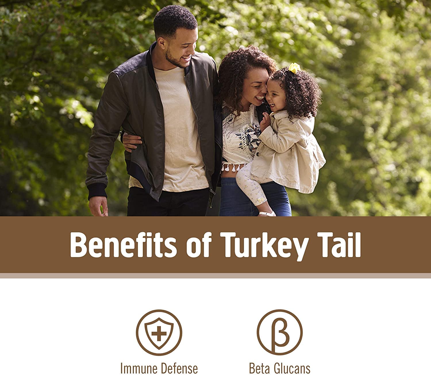OM MUSHROOM SUPERFOOD Turkey Tail Mushroom Capsules packaging