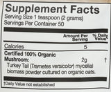 OM MUSHROOM SUPERFOOD Turkey Tail Mushroom Powder scoop