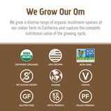 OM MUSHROOM SUPERFOOD Turkey Tail Powder side view packaging