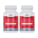 Omax3 HydroCurc Curcumin Supplement 60 Softgels front view