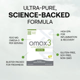Omax3 Omega 3 Fish Oil 1500mg capsules close-up