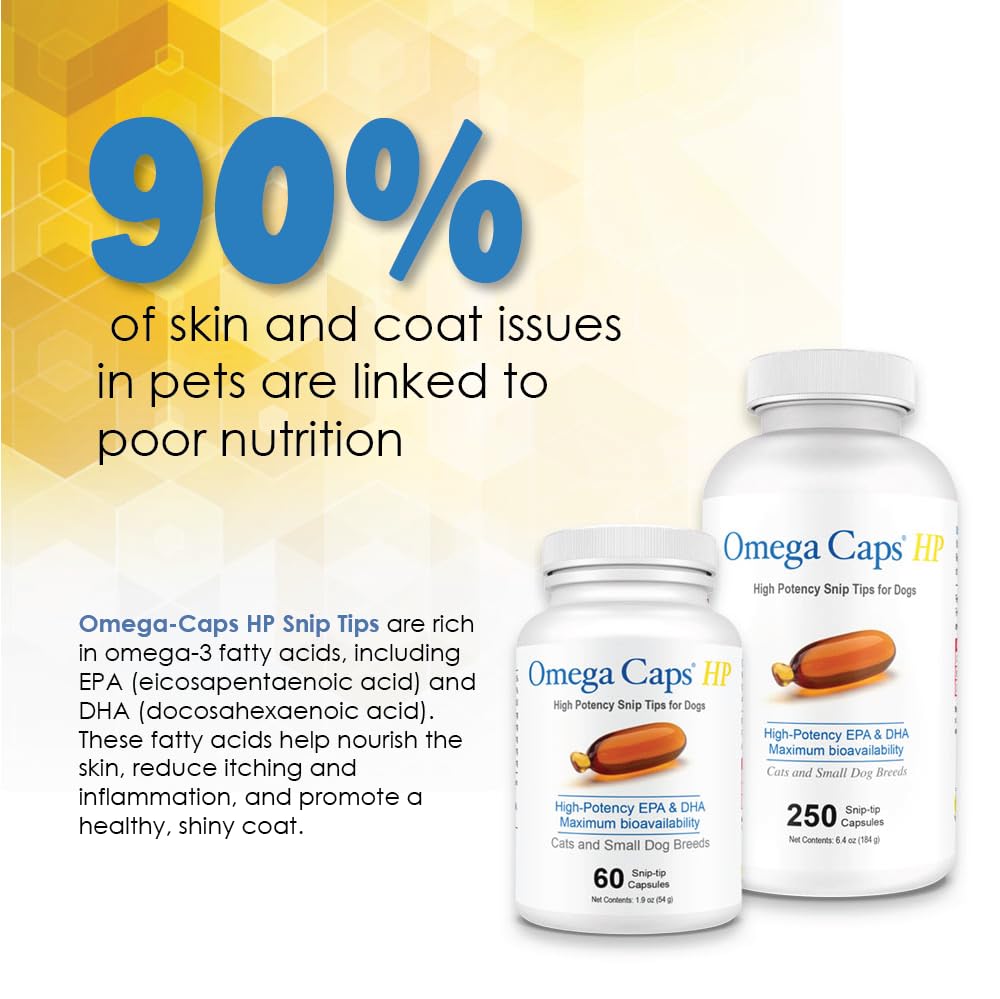 OMEGA-CAPS ES Omega-3 capsules on a table