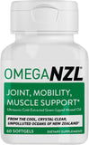 OMEGANZL Omega-3 Green-Lipped Mussel Oil Capsules front view