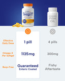 OmegaVia Ultra Concentrated Omega 3 Fish Oil 1105mg packaging