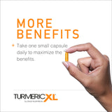 OmegaXL Curcumin Extra Strength Herbal Supplement capsule close-up
