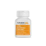 OmegaXL Curcumin Extra Strength Herbal Supplement on a wooden table