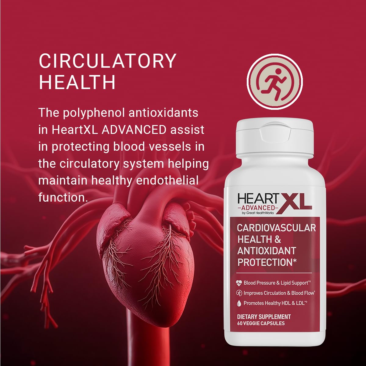 OmegaXL HeartXL Advanced Grape Seed Extract ingredients list