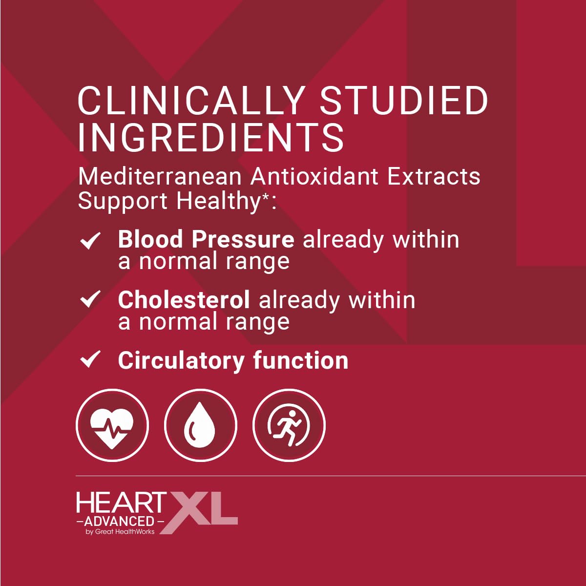 OmegaXL HeartXL Advanced Grape Seed Extract packaging