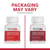 OmegaXL HeartXL Omega-7 Fatty Acid Supplement back of packaging
