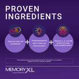 OmegaXL MemoryXL Cranberry flavour stick pack side view