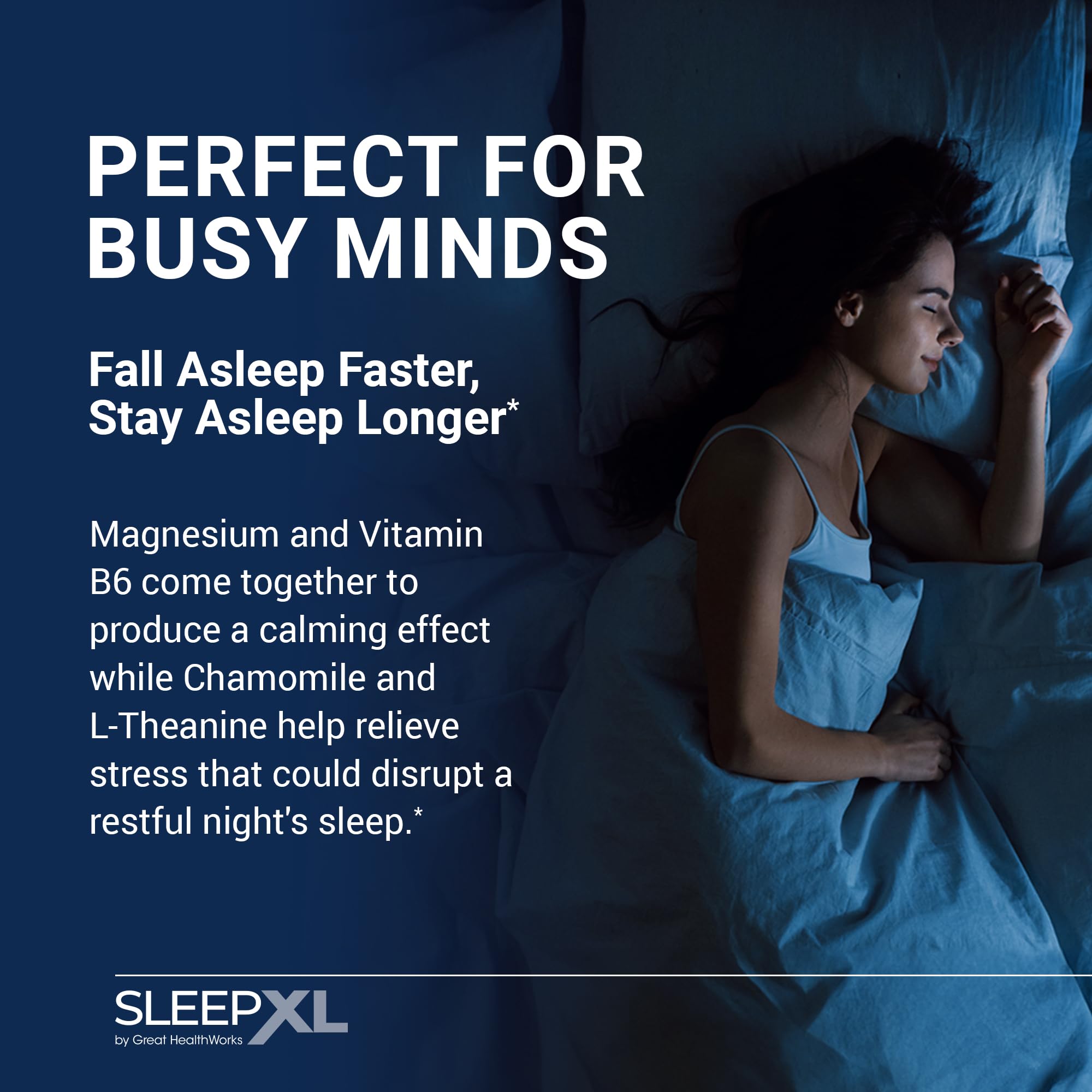 OmegaXL SleepXL supplement side view with dosage information