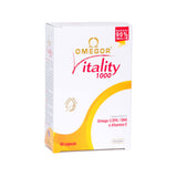 OMEGOR Vitality 1000 Omega-3 Fish Oil Capsules front view