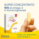 OMEGOR Vitality 1000 Omega-3 fish oil capsules with vitamin E