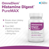 Omne Diem Multi-Enzyme Supplement 60 Capsules back view