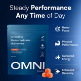 OMNI Creatine Gummies close-up of gummy