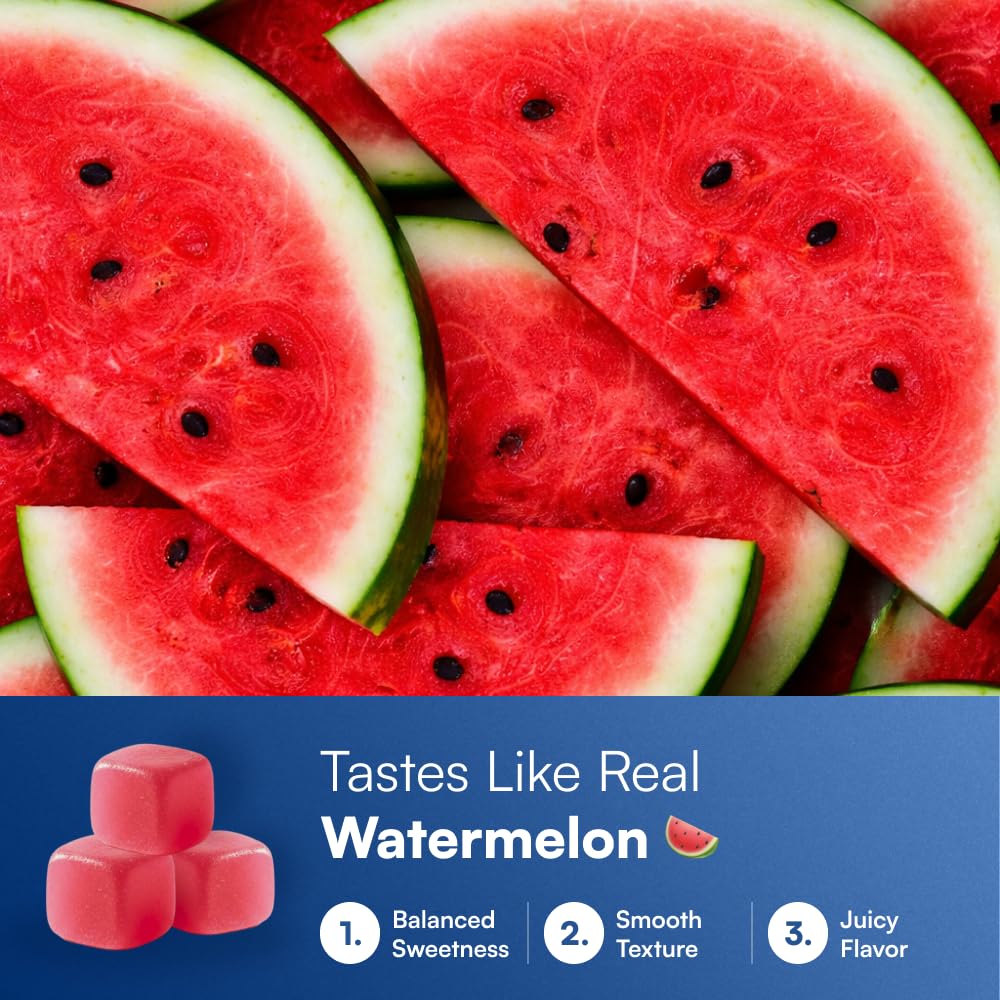 OMNI Creatine Watermelon Gummies showing the ingredients list