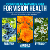 OmniBiotics Eye Support Capsules showing easy-to-swallow capsules