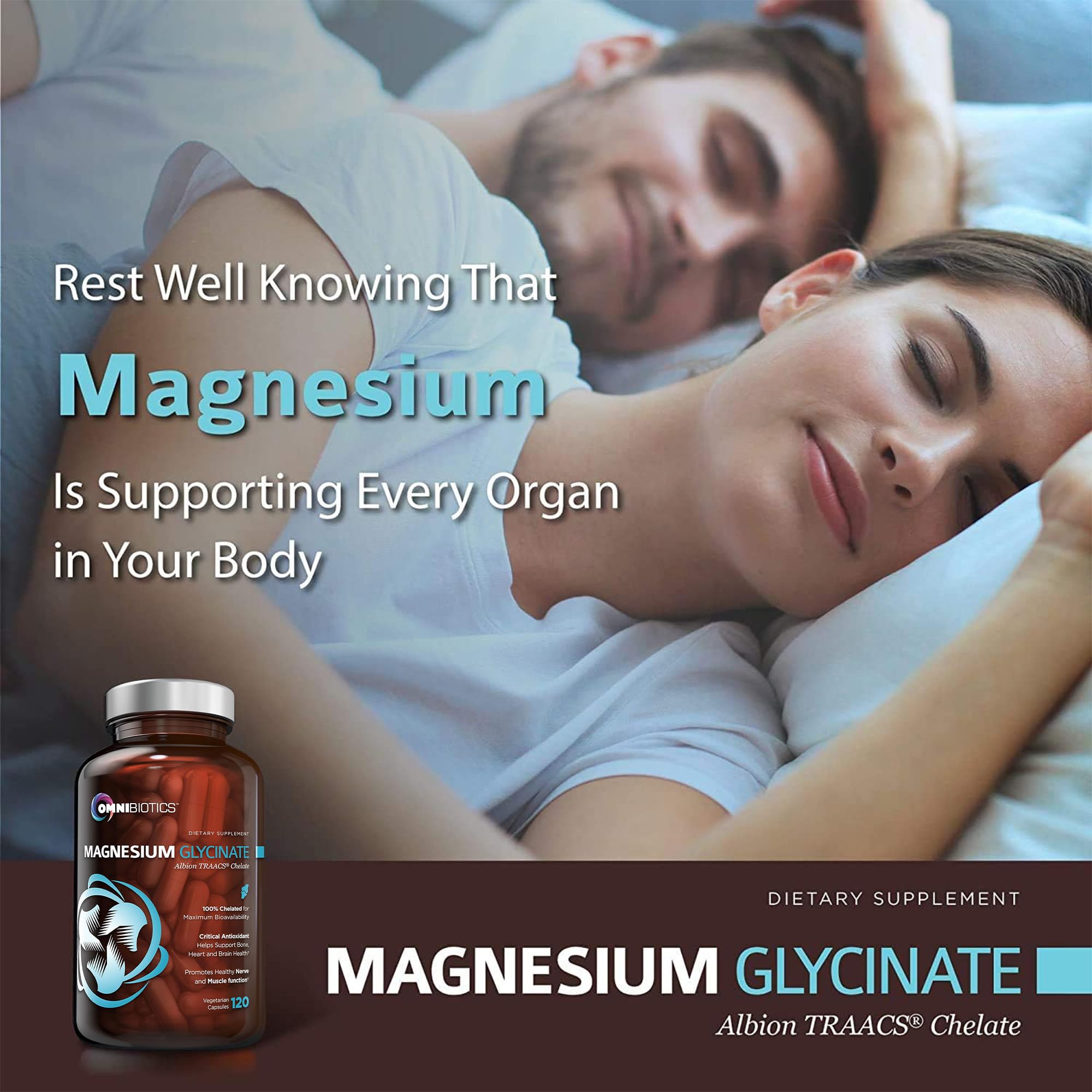 OmniBiotics Magnesium Glycinate Supplement packaging