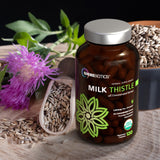OmniBiotics Milk Thistle 1500mg Organic Capsules lifestyle scene