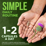 OmniBiotics Milk Thistle 1500mg Organic Capsules packaging