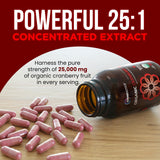 OmniBiotics Organic Cranberry 25:1 Concentrate bottle side view